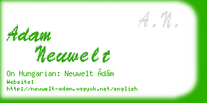 adam neuwelt business card