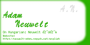 adam neuwelt business card